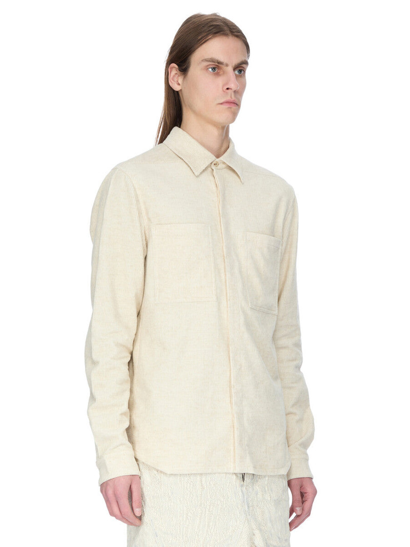 Cotton and Linen-Blend Corduroy Shirt 2