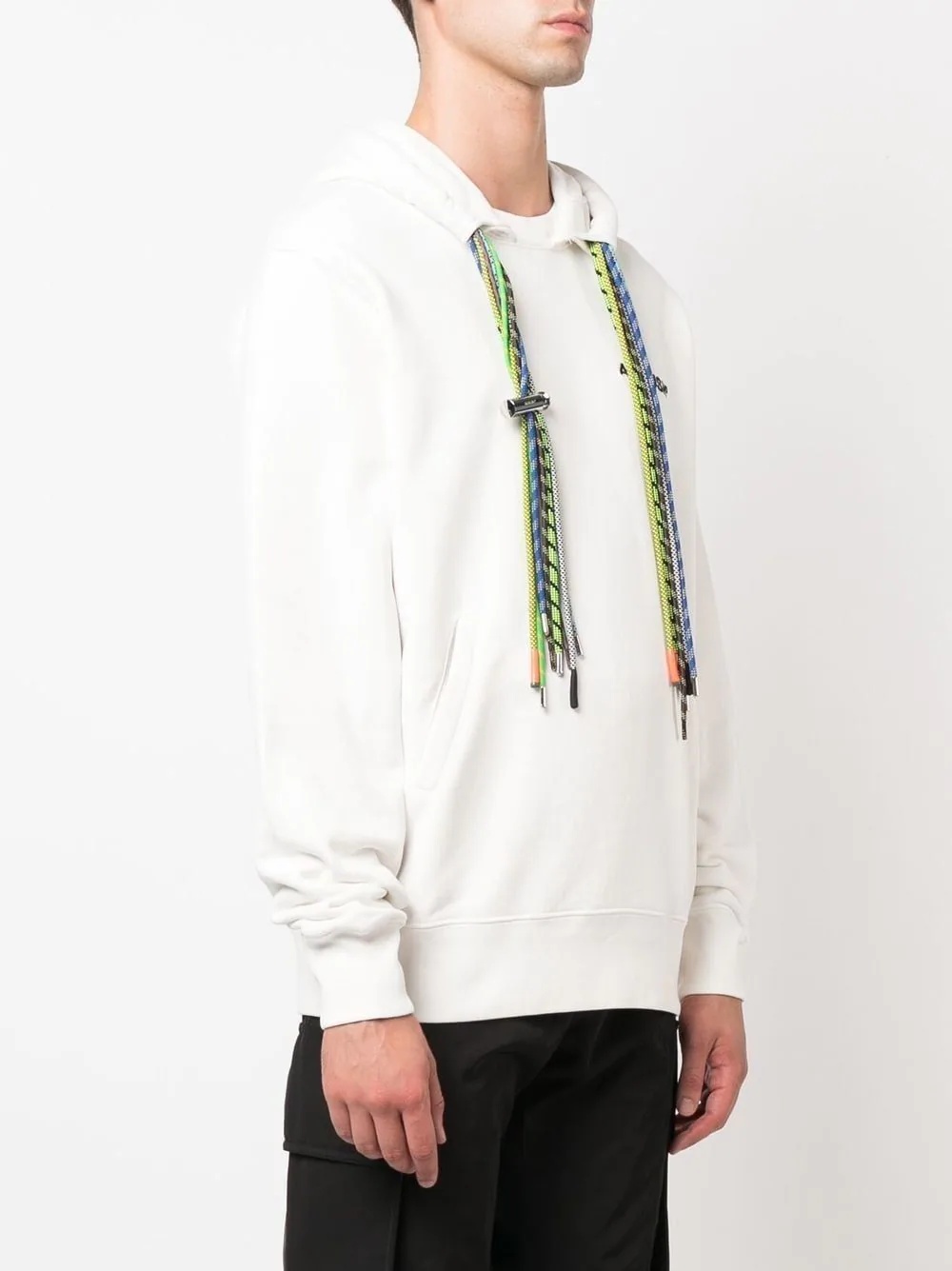 multi-cord long-sleeve hoodie - 3