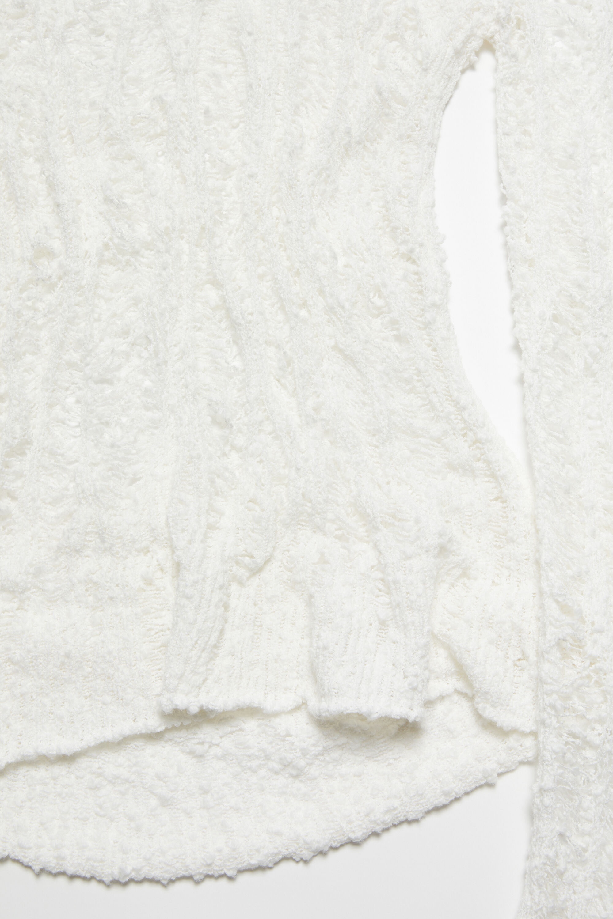 Loose knit sweater - Off white - 5