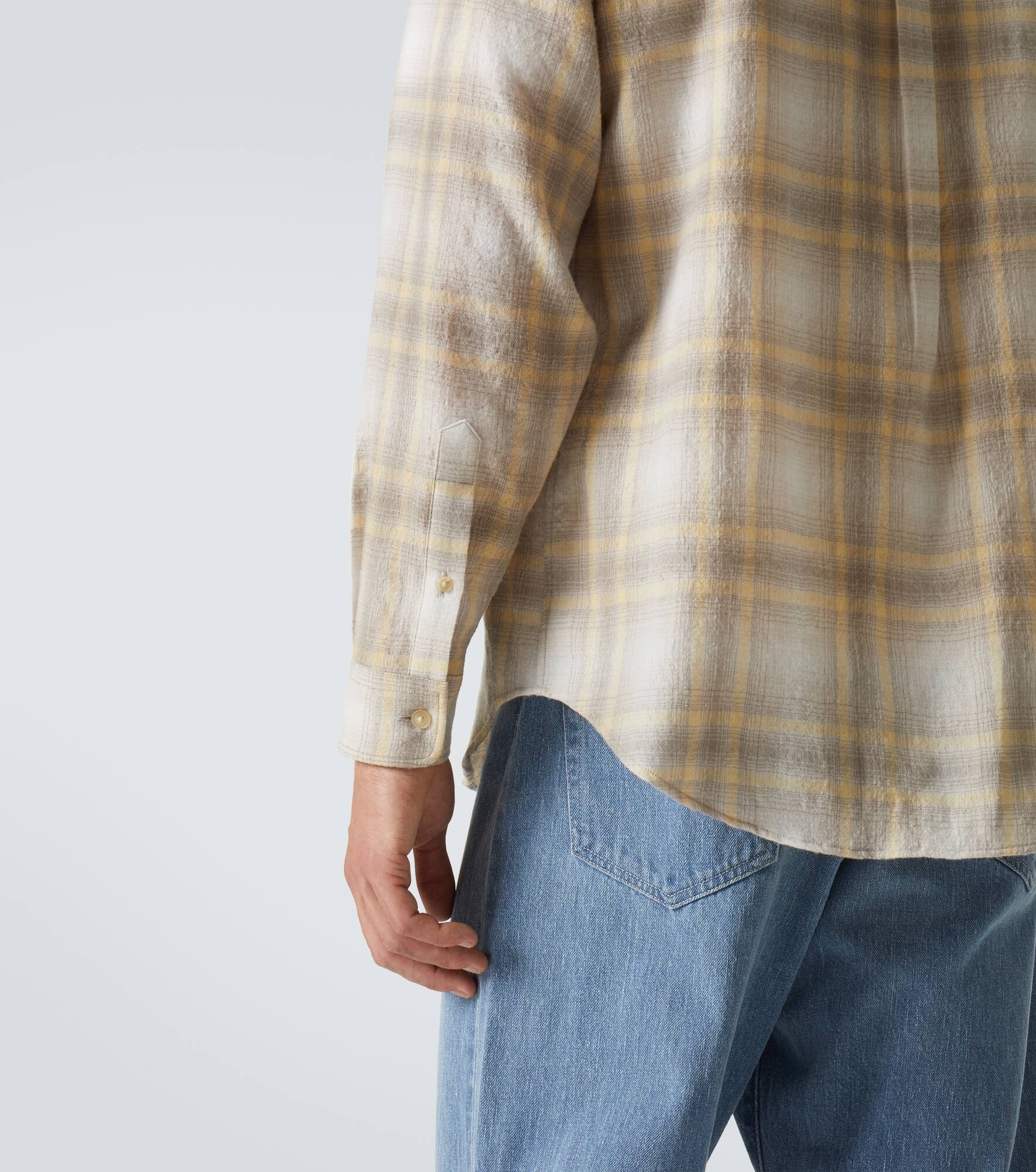Plaid wool shirt - 6