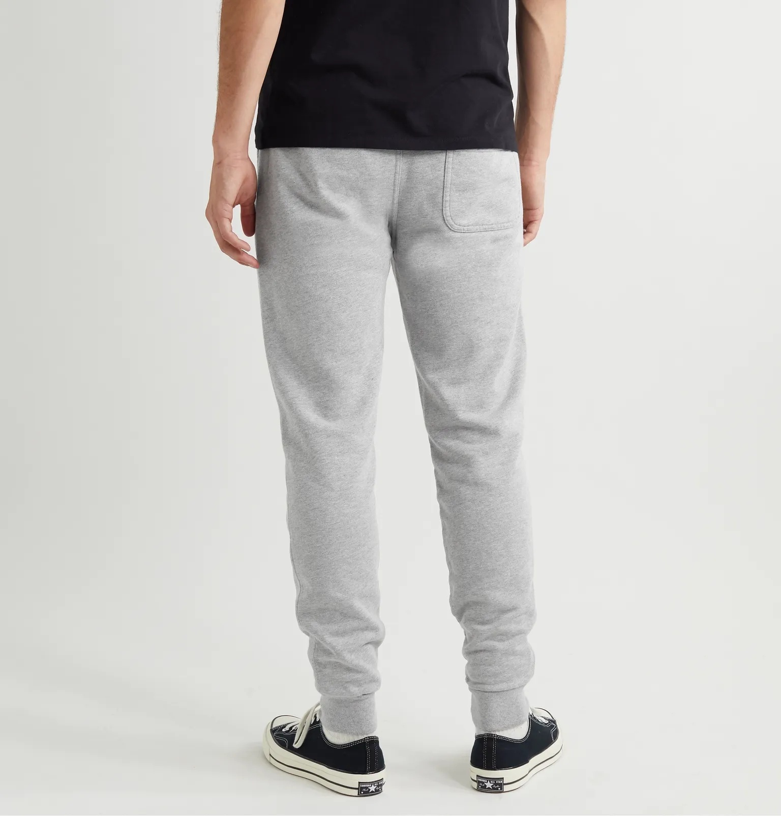 Tapered Logo-Appliquéd Loopback Cotton-Jersey Sweatpants - 4