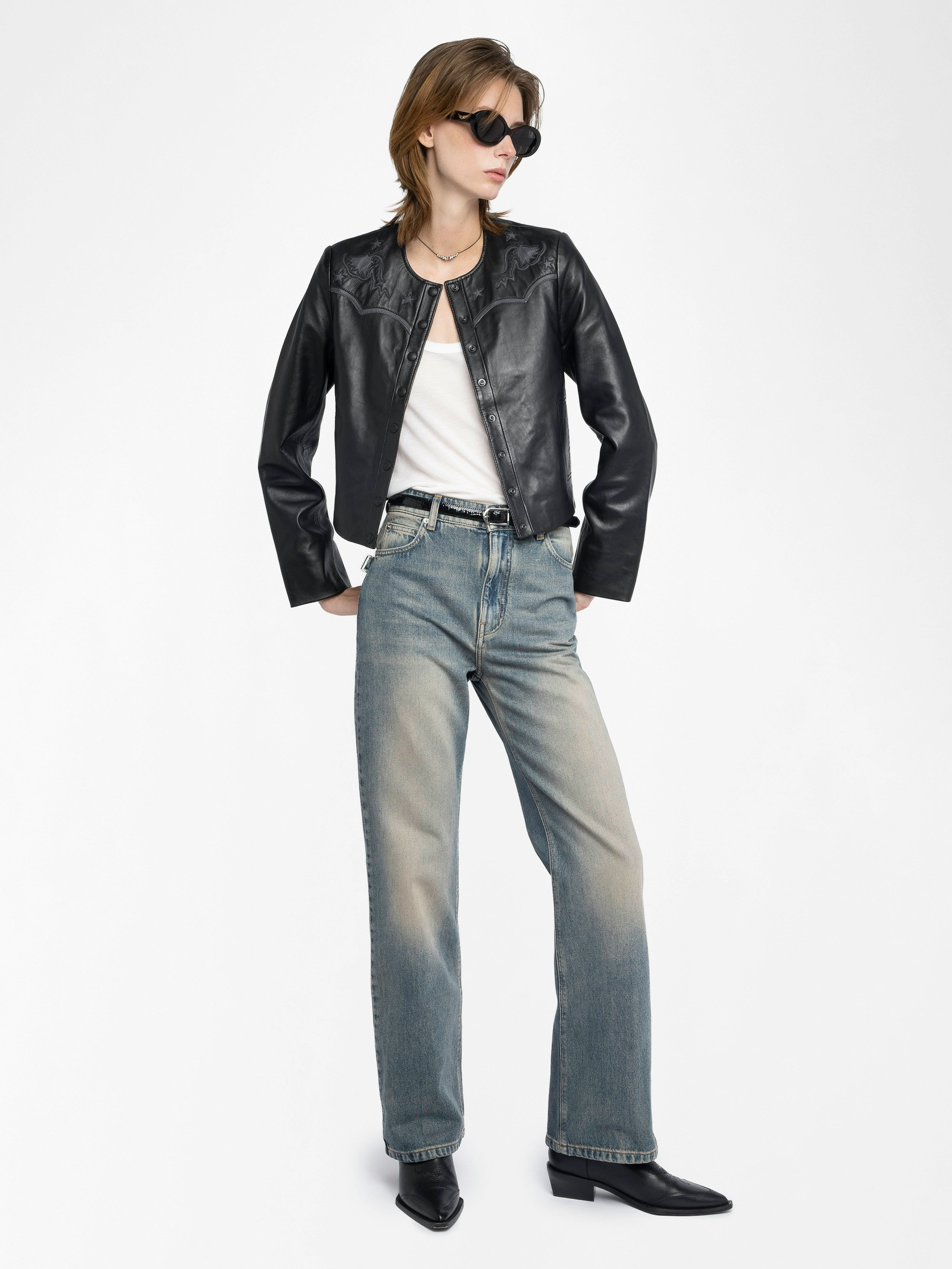 Luxi Leather Jacket - 4