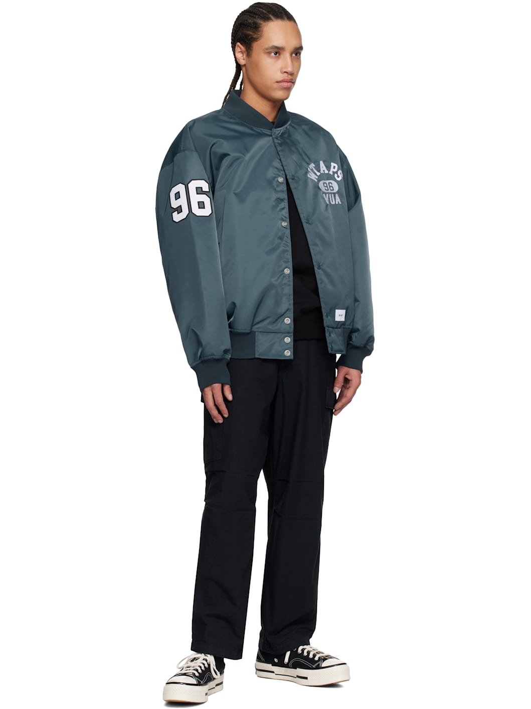 Black MILT9602 Cargo Pants - 4