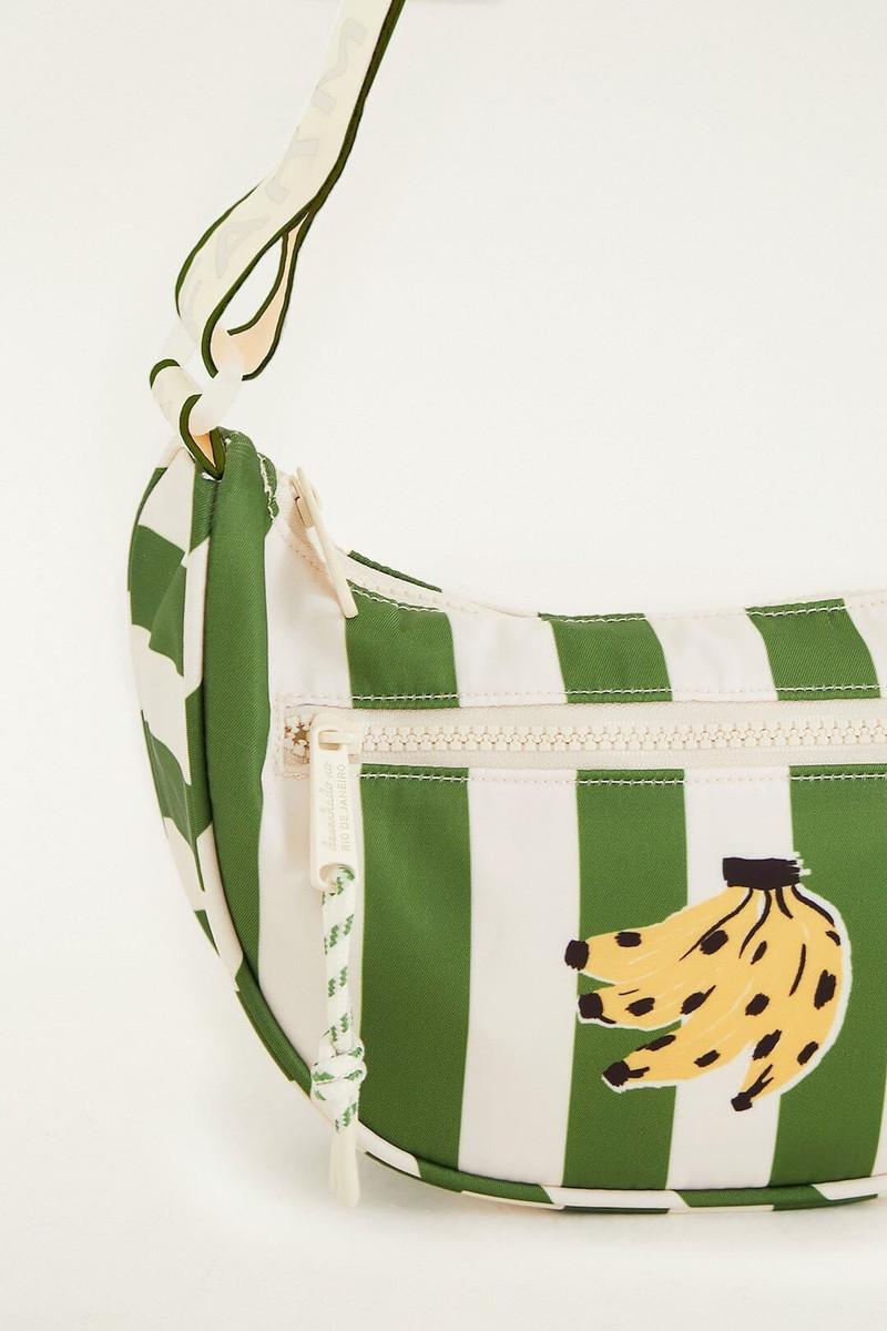 FARM RIO Green Tropical Banana Shoulder Bag outlook