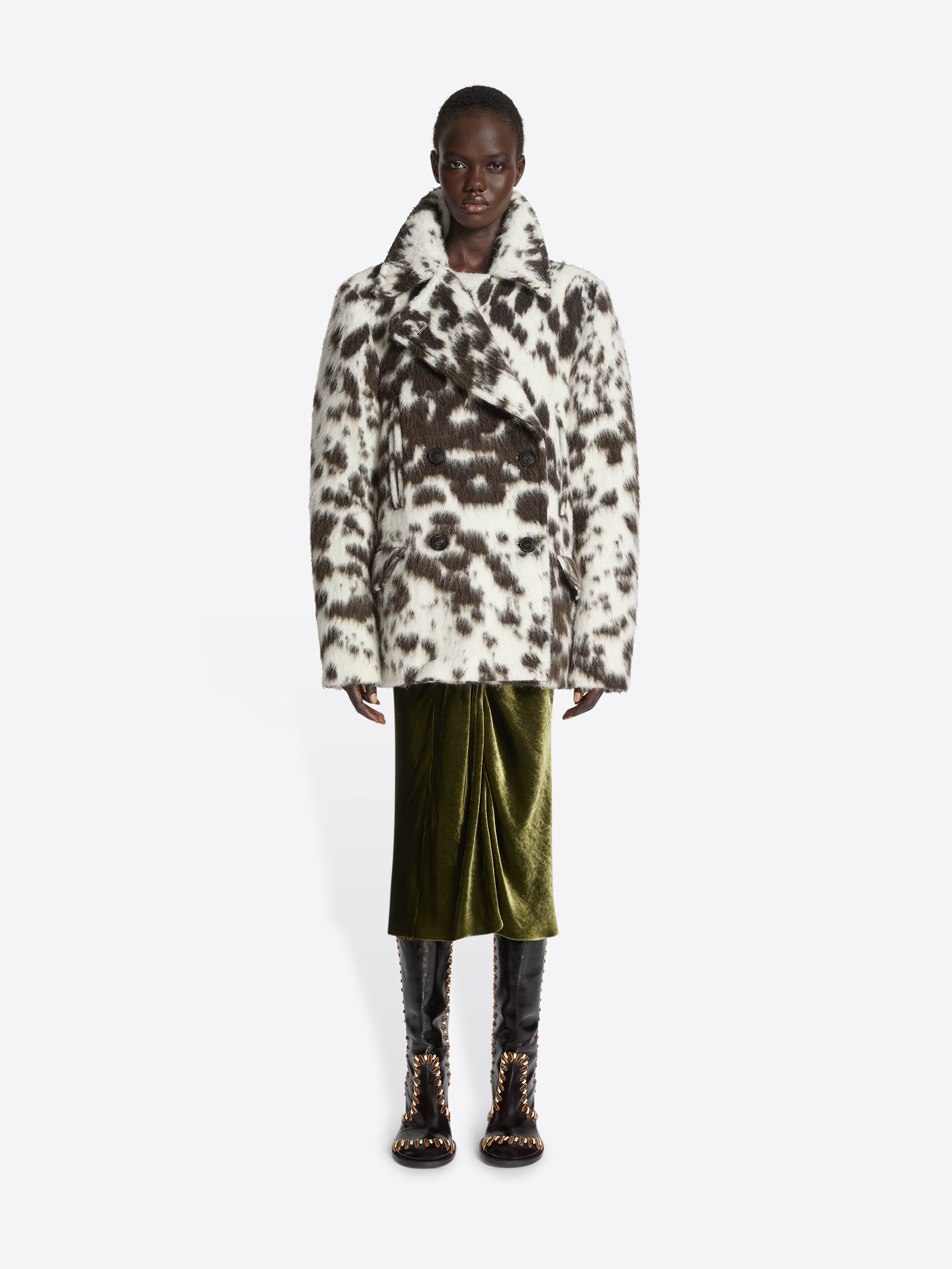 COWHIDE CABAN JACKET - 2