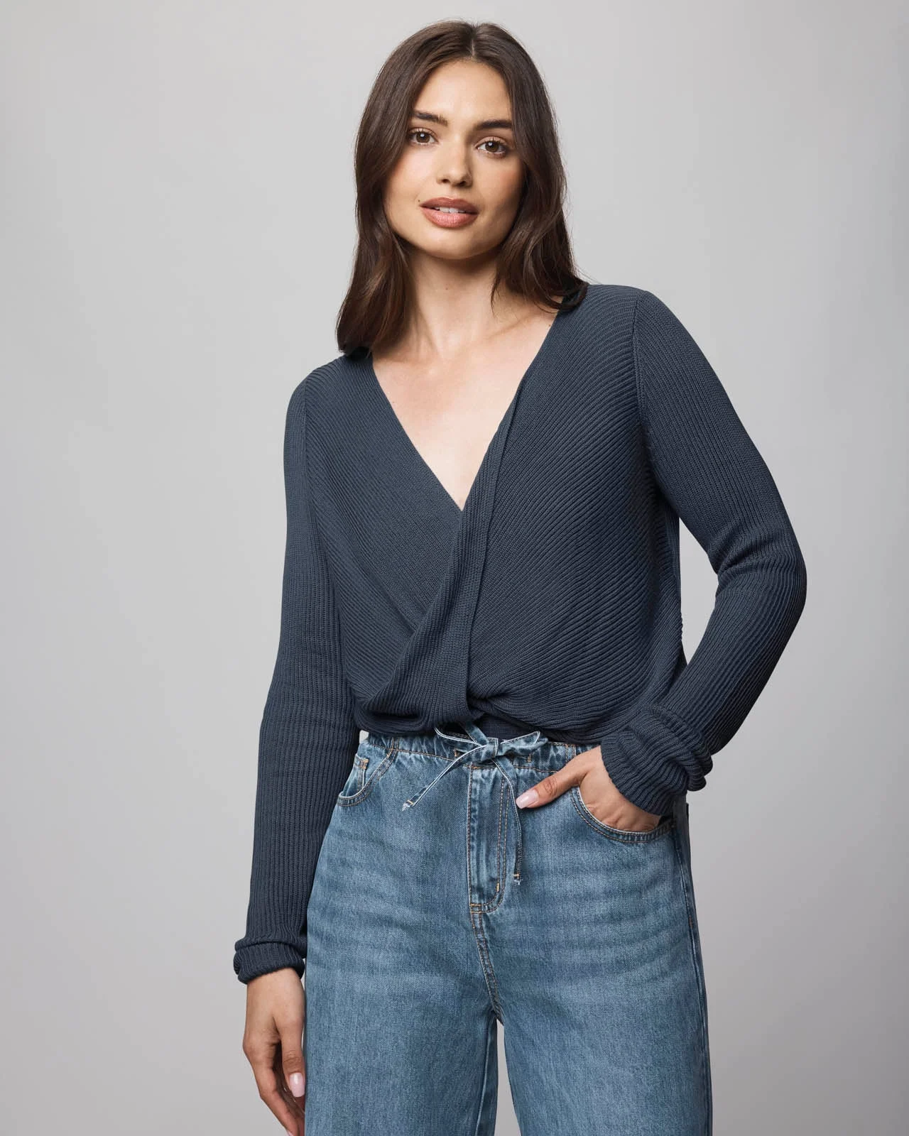 Loopknit LYR Surplice Sweater - 1