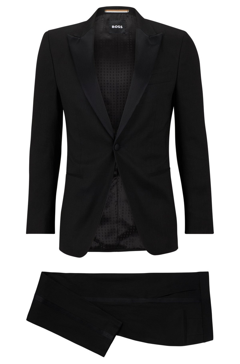 SLIM-FIT SUIT IN A LINEN BLEND 9