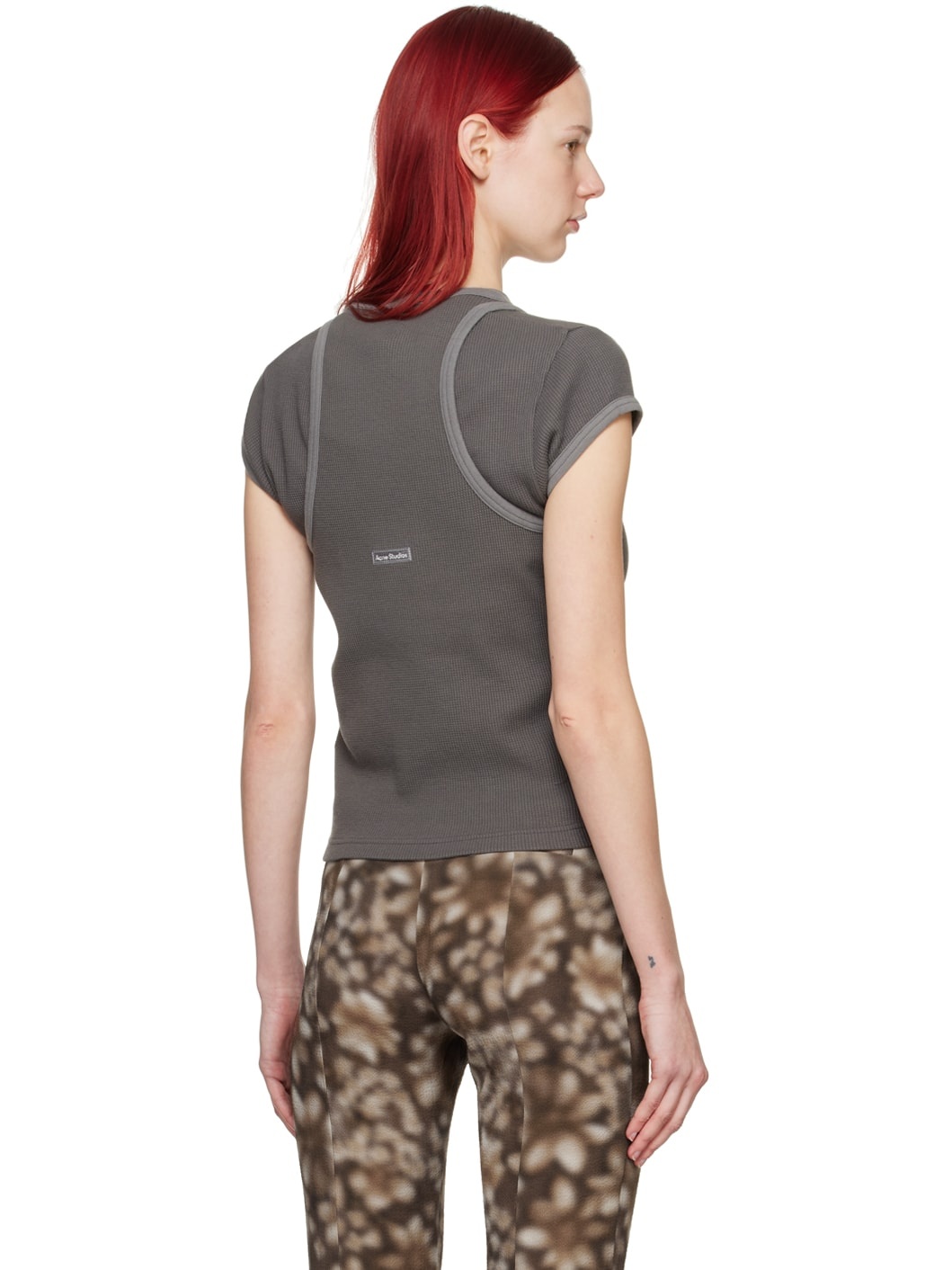 Gray Garment-Dyed Tank Top - 3