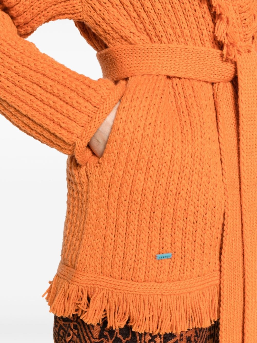 Finest fringe-edge cardigan - 5
