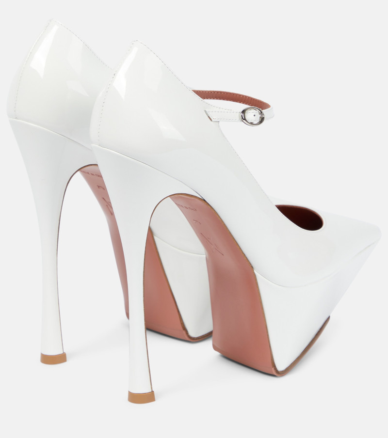 Yigit patent leather platform pumps 3