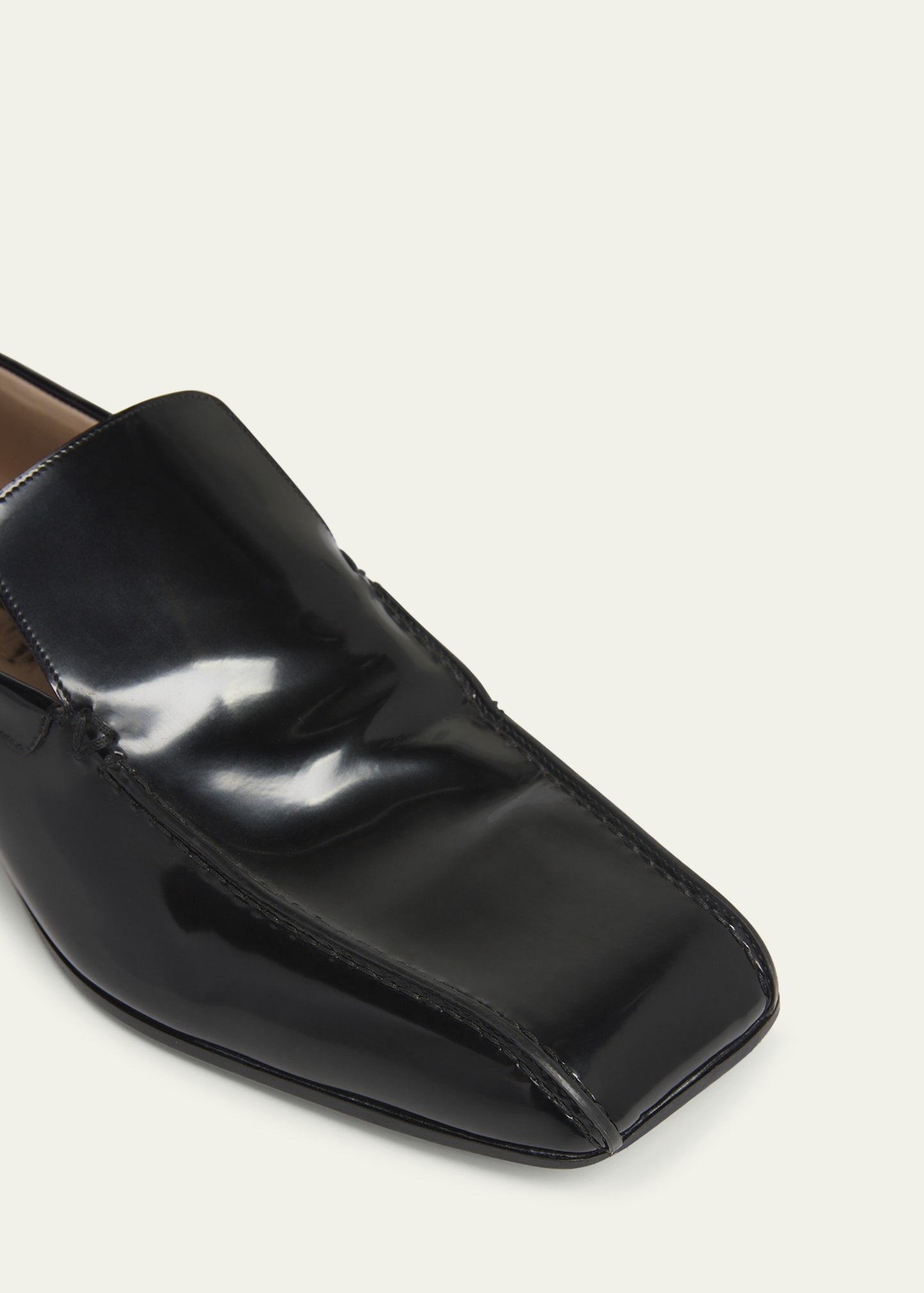 Men's Jim Brushed Leather Loafers - 5