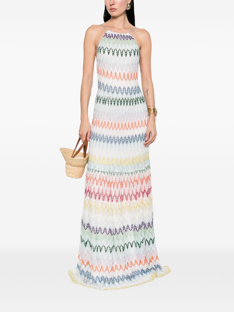 Missoni striped sleeveless maxi dress outlook