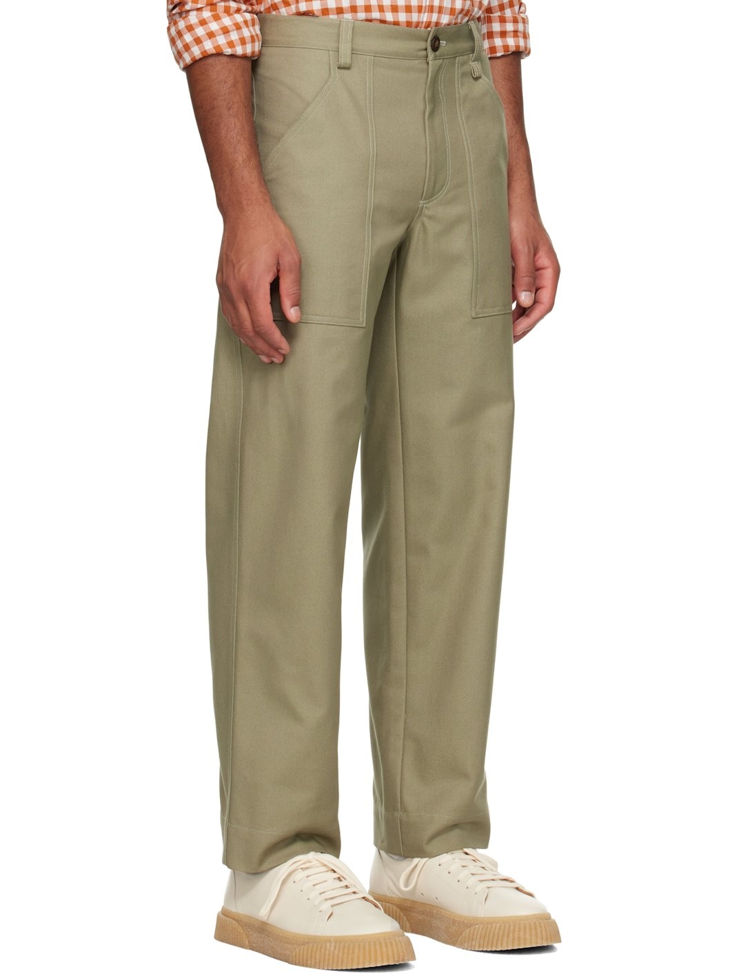 Taupe Workwear Trousers - 2