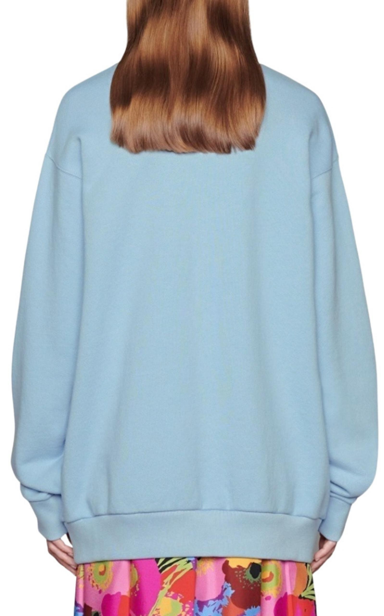 Ken Scott Print Cotton Crewneck Sweatshirt - 5