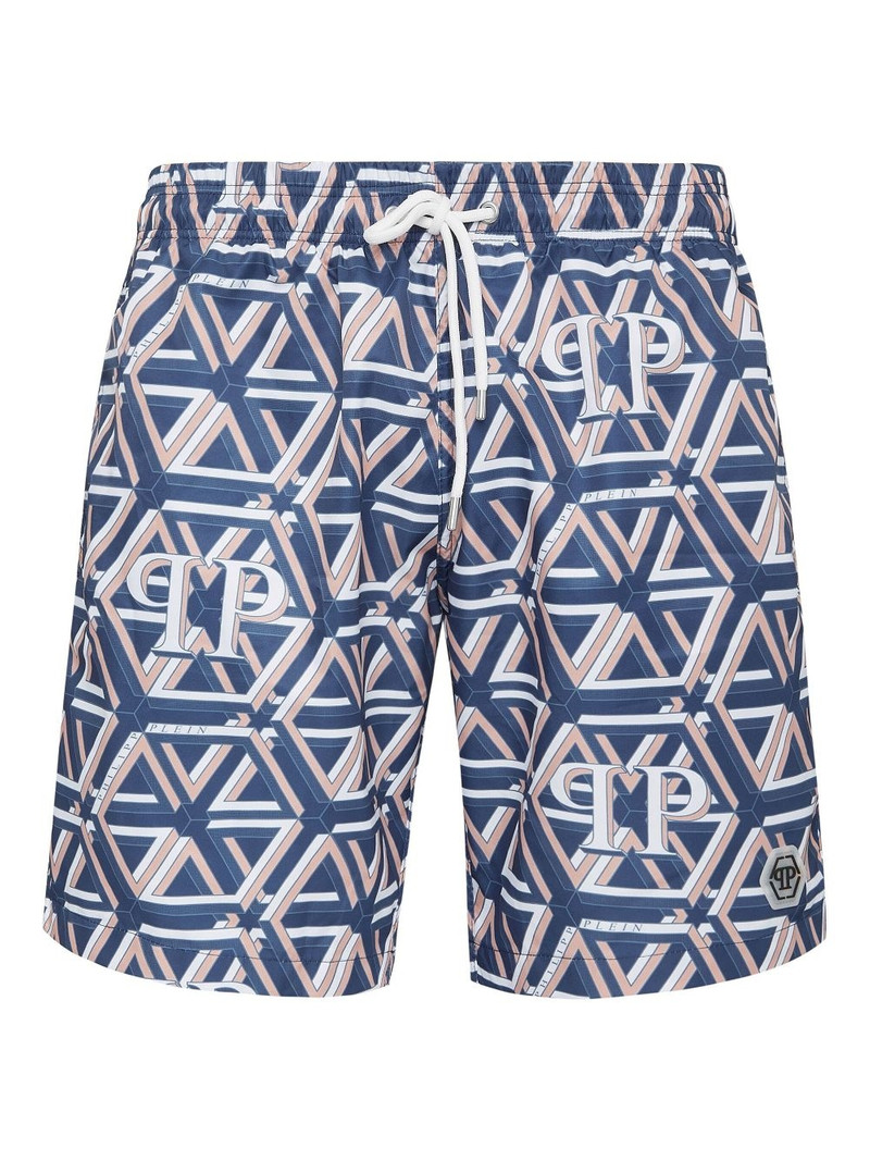 Monogram Boxer swim shorts 1