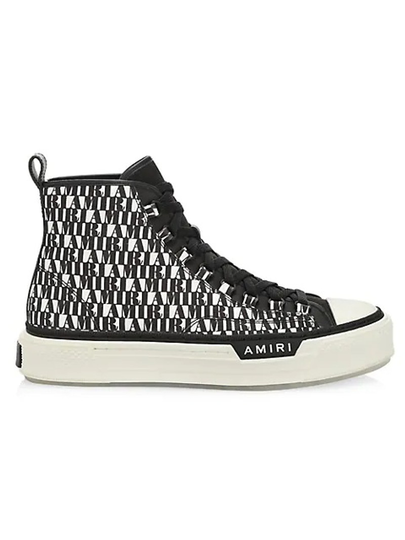 Court High Sneakers Black And White - 1