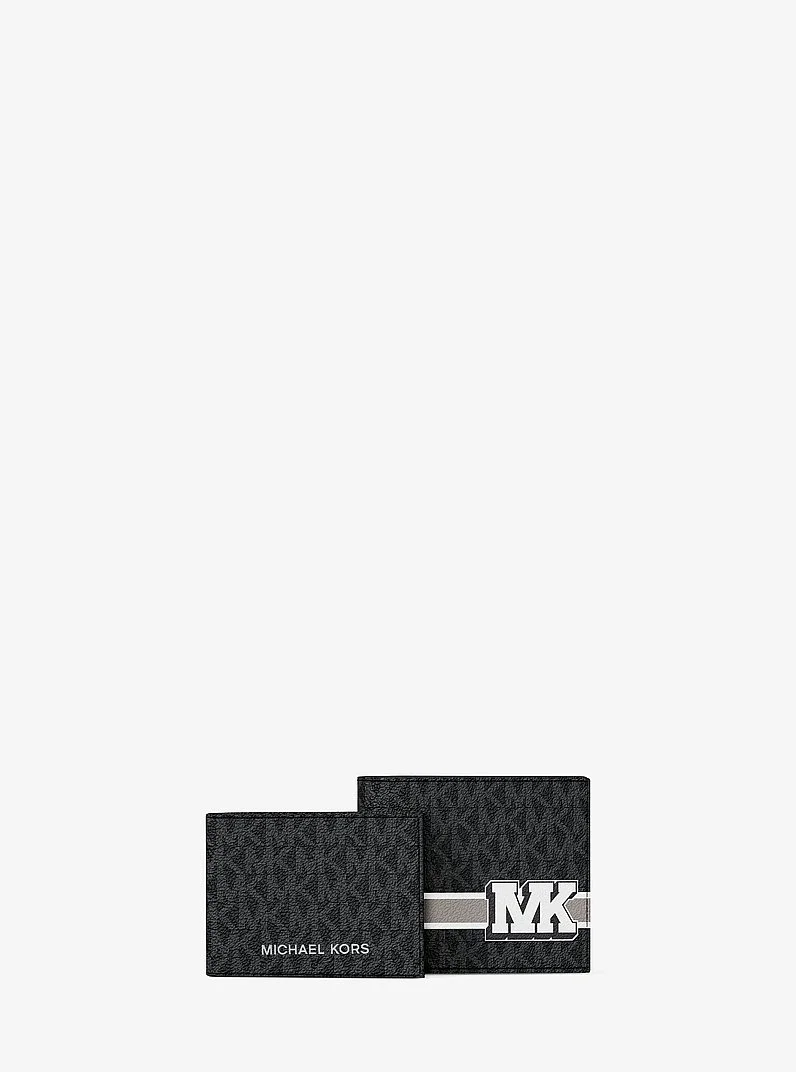 Cooper Striped Signature Logo Billfold Wallet With Passcase - 1