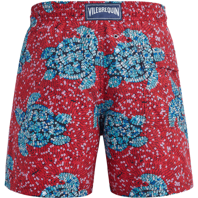 Vilebrequin Men Swim Trunks Turtles Sequins outlook