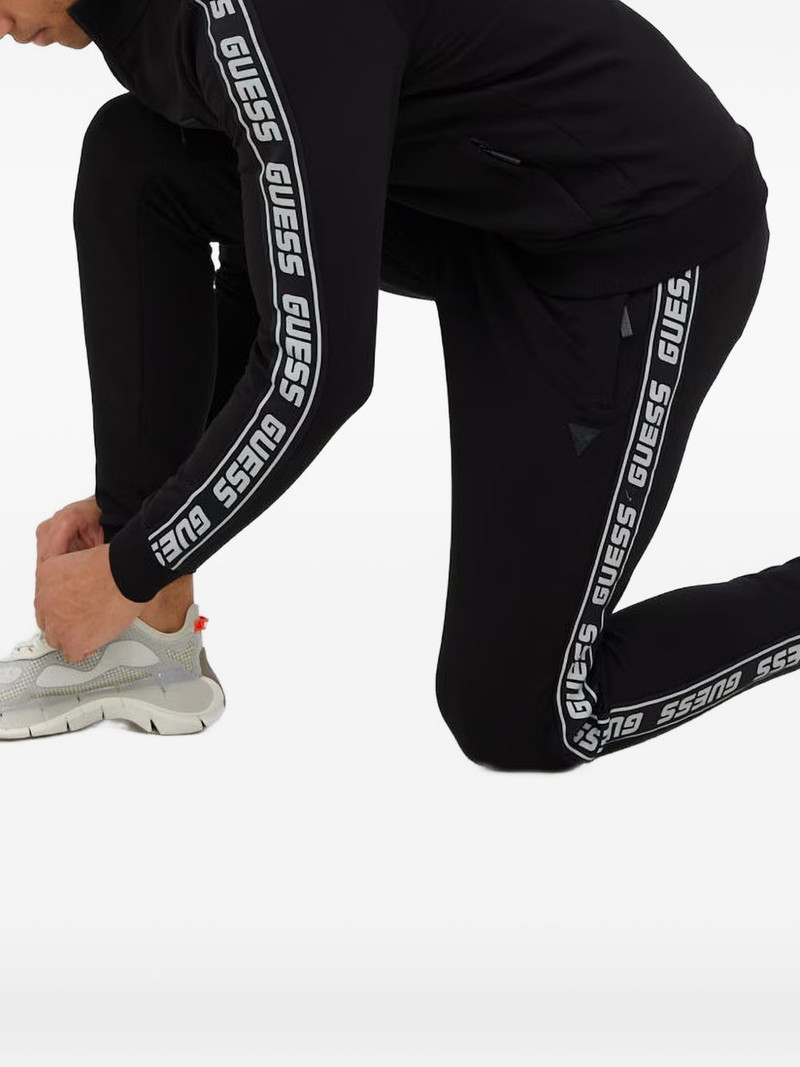 logo-tape track pants 4
