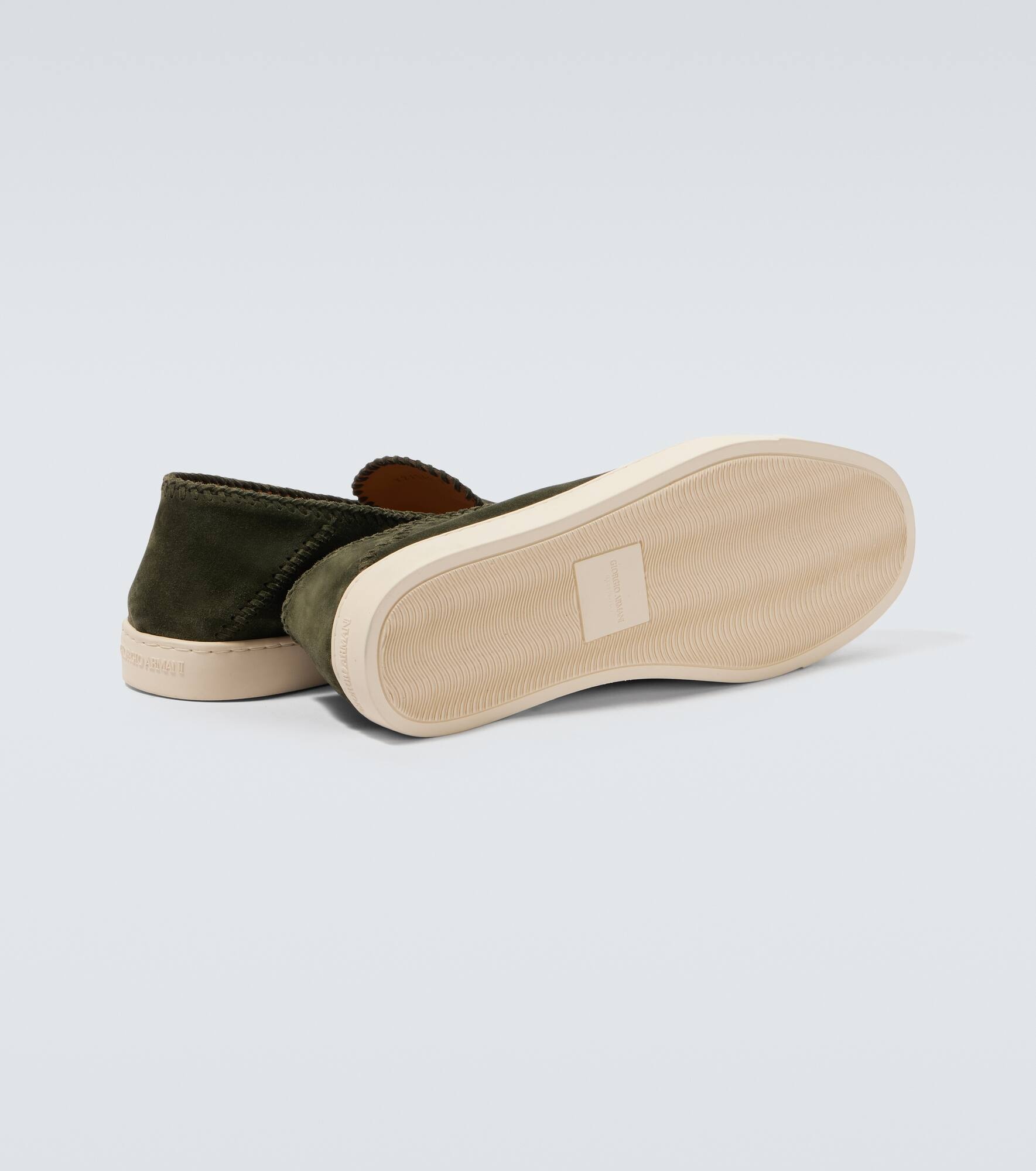 Suede slip-on shoes - 7