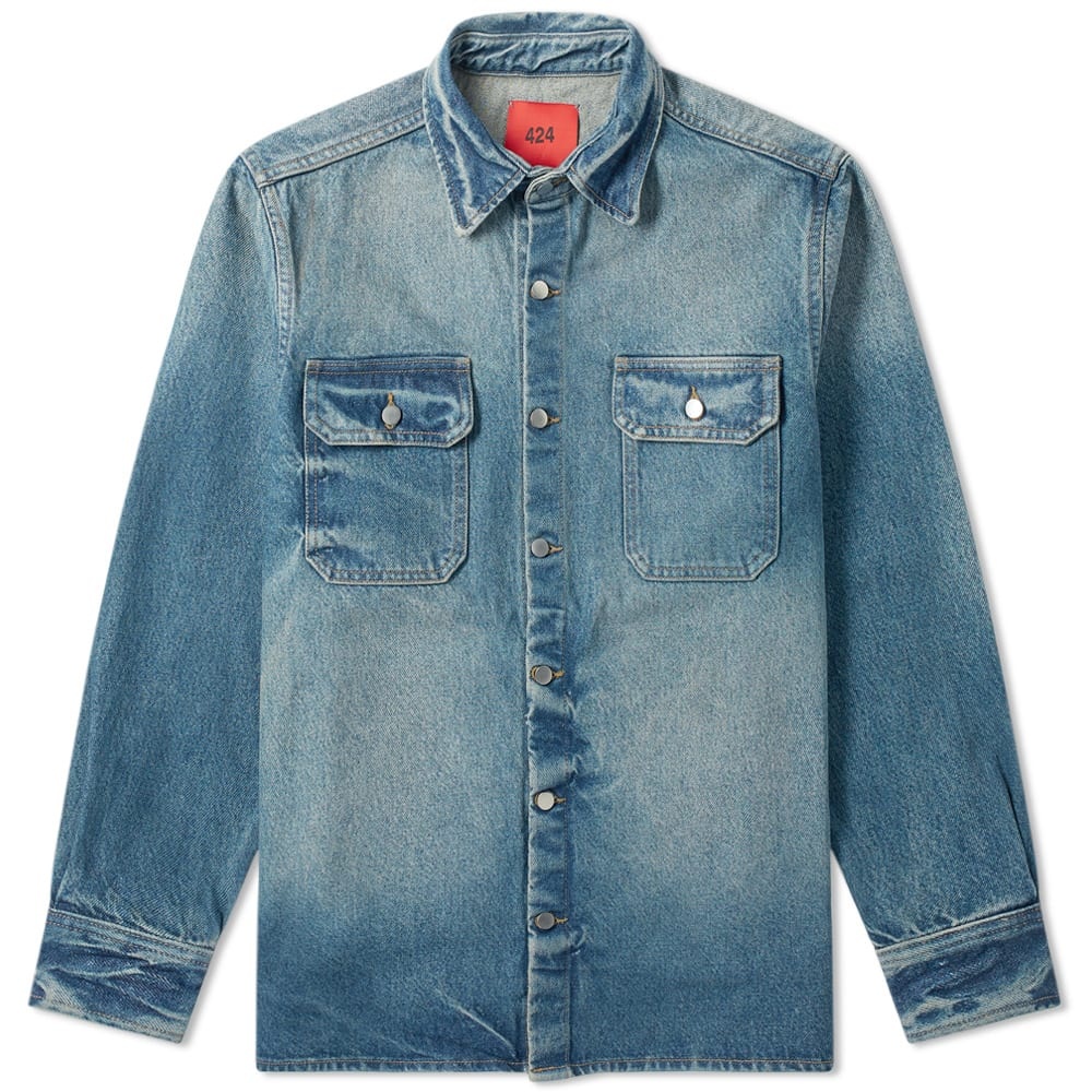 424 Western Denim Shirt - 1