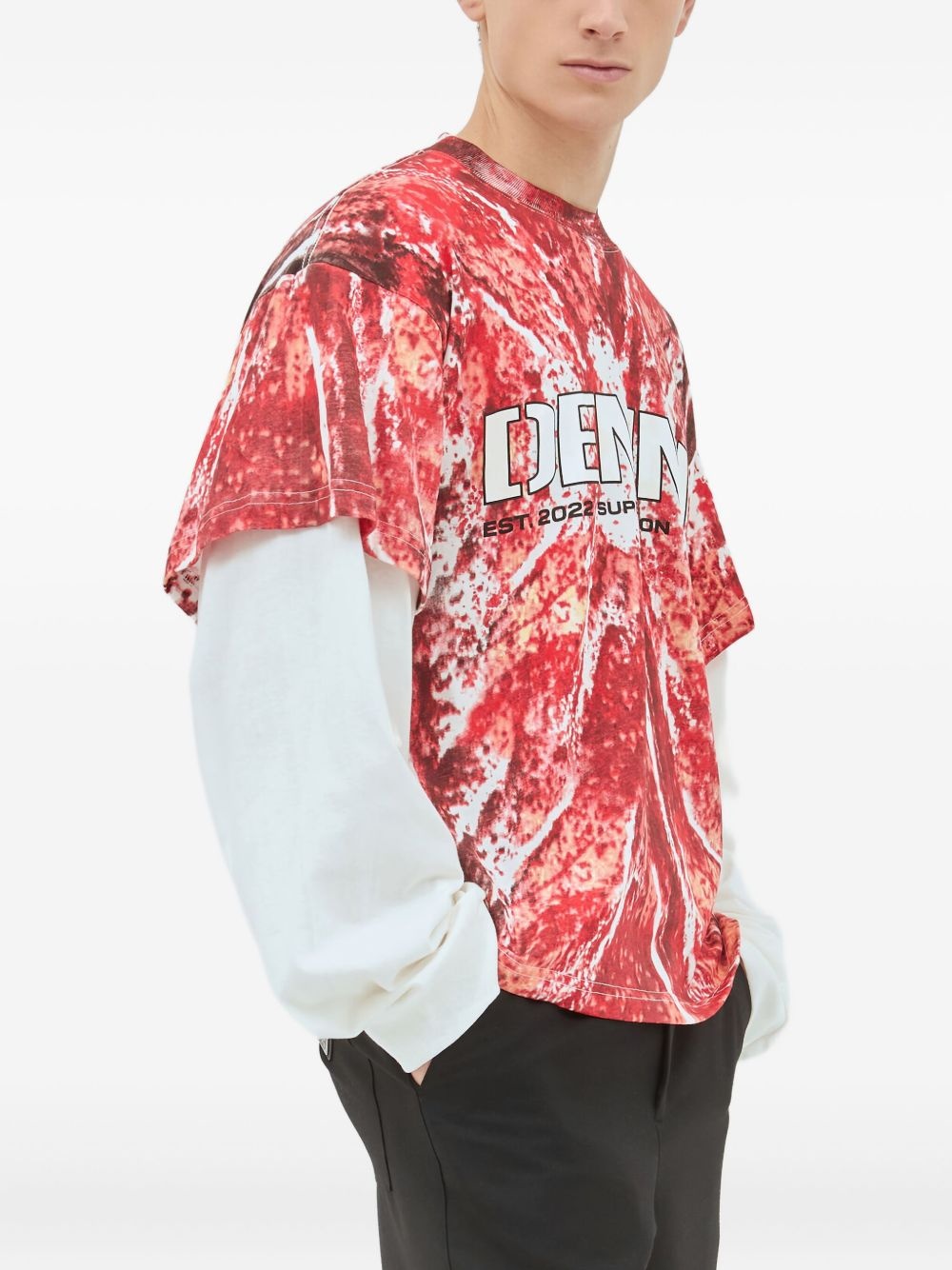 Return To Flesh layered T-shirt - 3