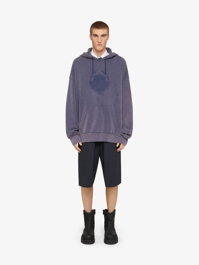 Givenchy GIVENCHY SHADOW OVERSIZED HOODIE IN FLEECE outlook
