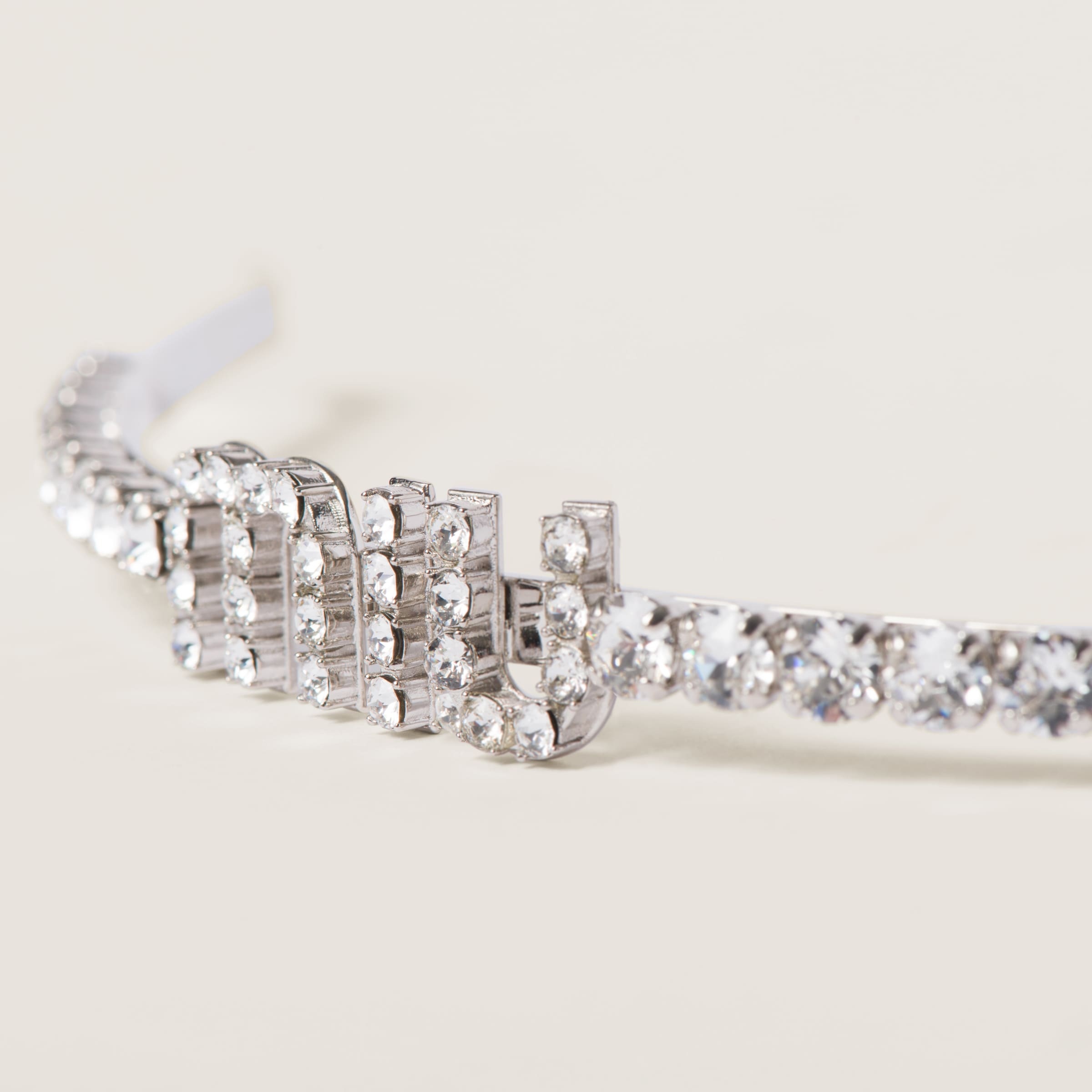 Rigid crystal headband - 3
