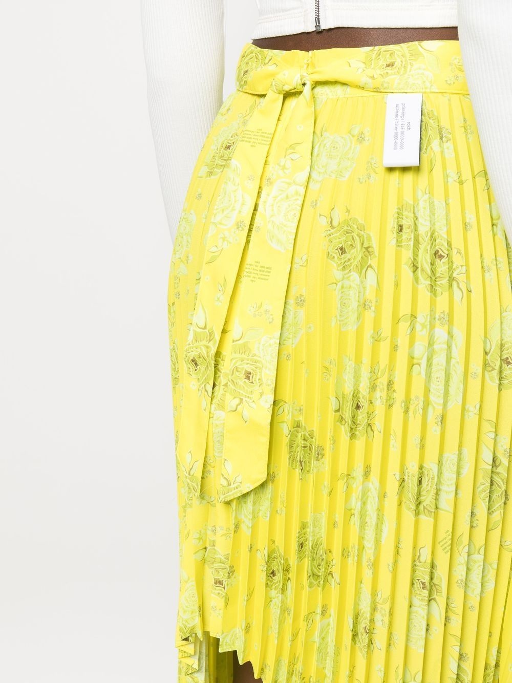 arch pleated midi skirt - 5