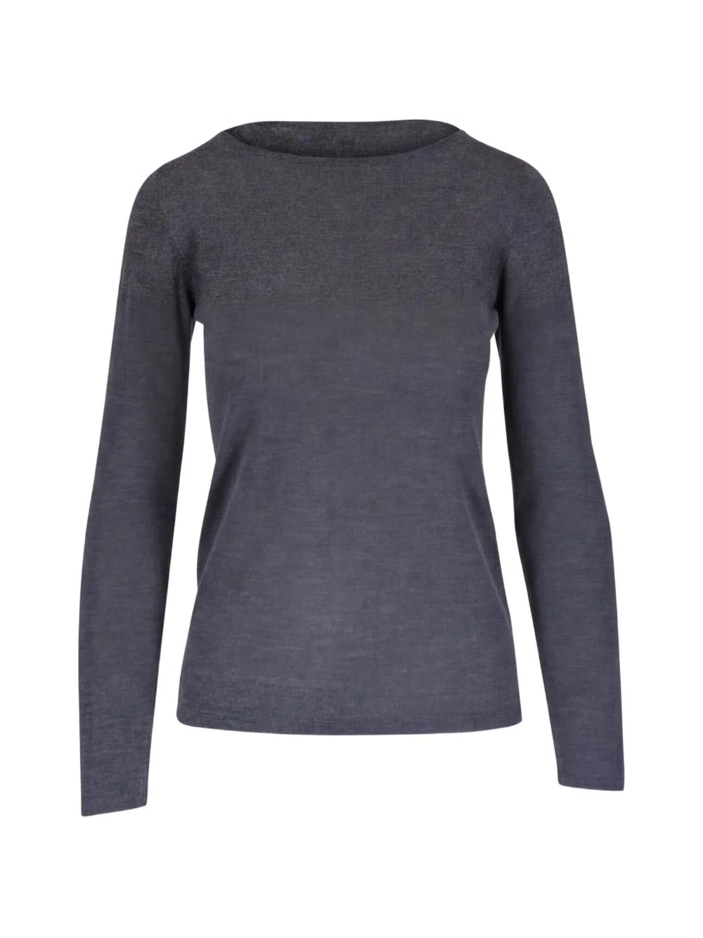 fine-knit boat-neck cashmere sweater - 1