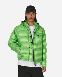 【送料&関税込】Moncler Chitre Quilted Green Jacket Moncler Raffort Down Jacket Lime Green | slamjam | REVERSIBLE