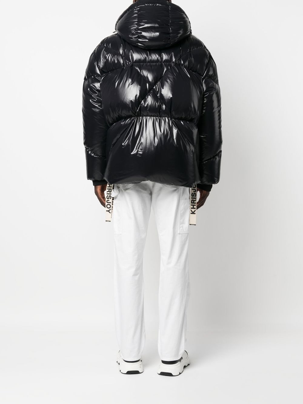 Puff Track striped down-filled jacket - 4