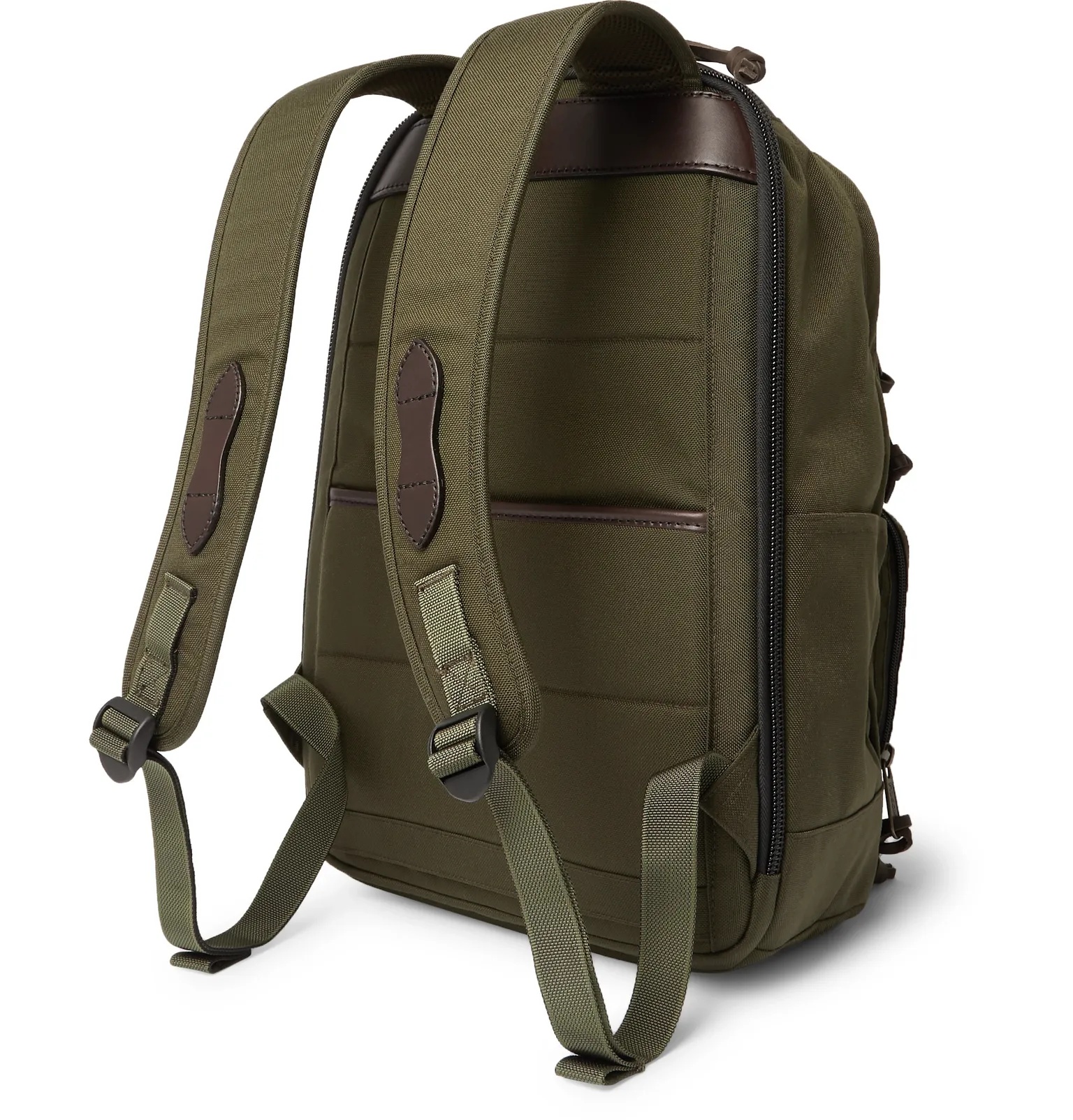 Dryden Leather-Trimmed CORDURA Backpack - 4