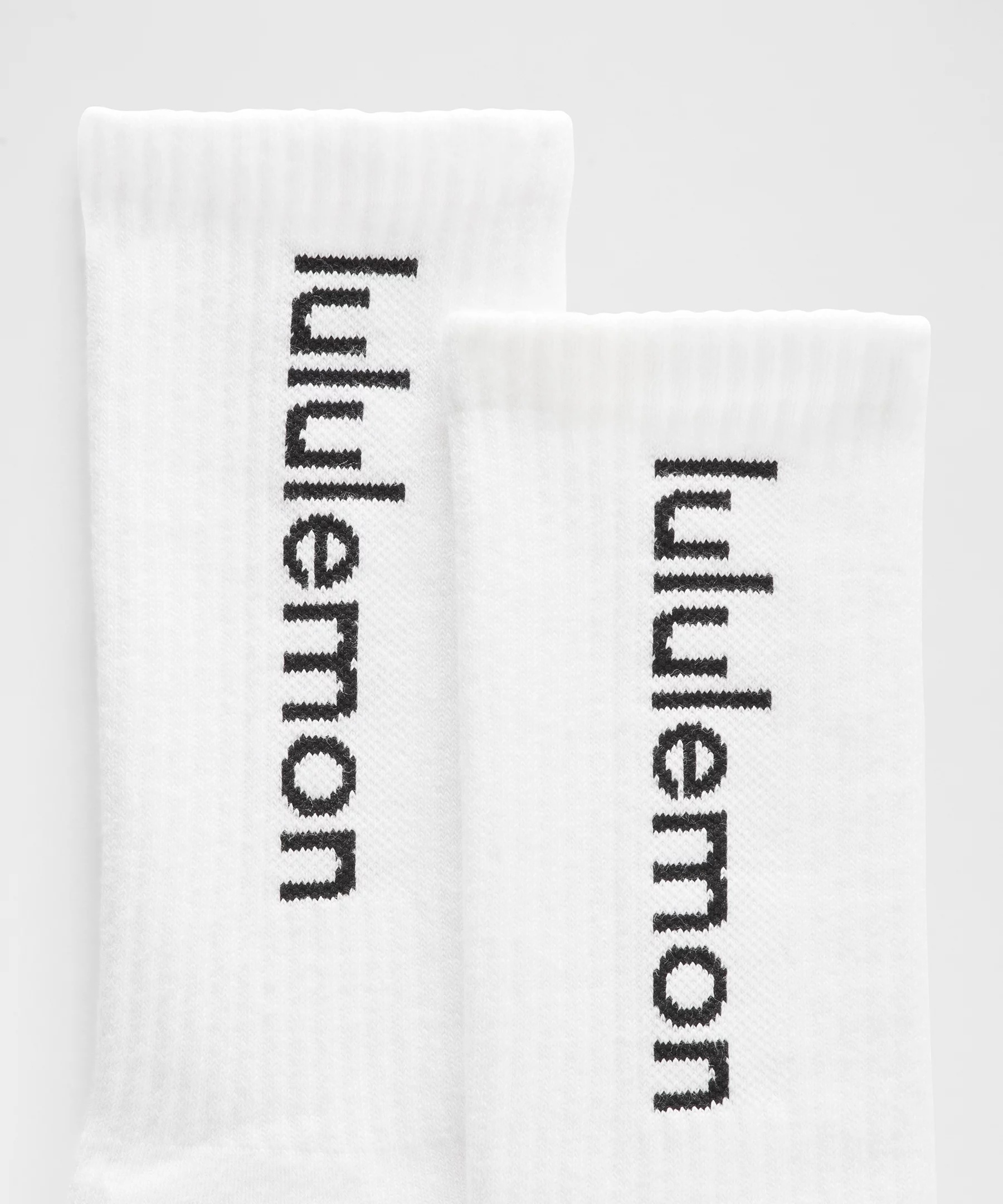 Unisex Daily Essential Crew Socks *Wordmark - 2