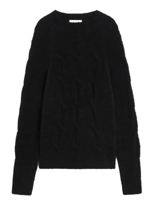 Curvone Sweater in Black - 1