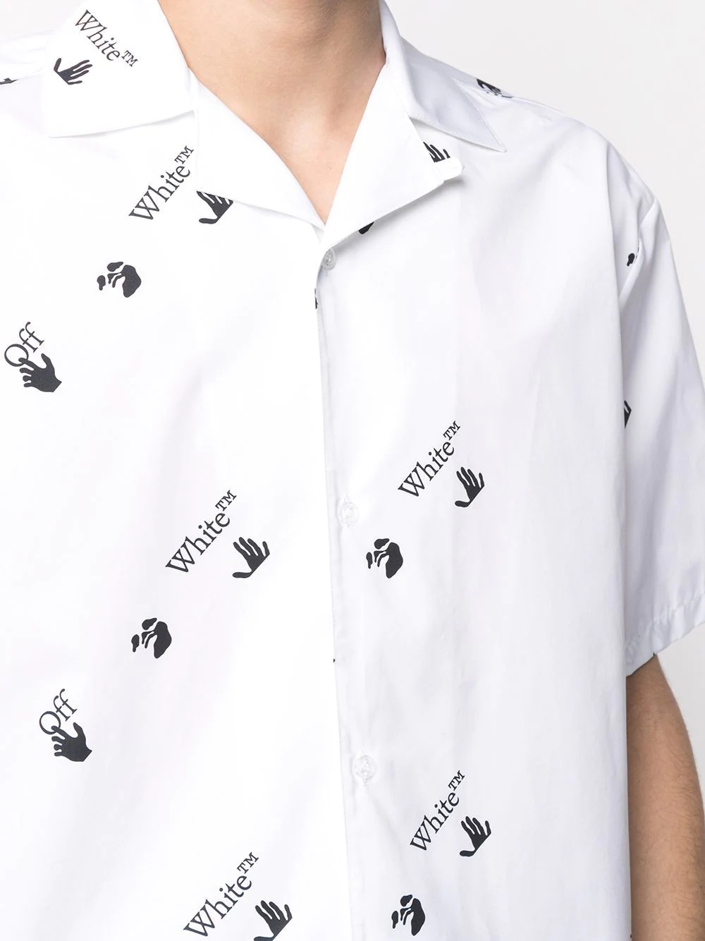 all-over logo-print shirt - 5