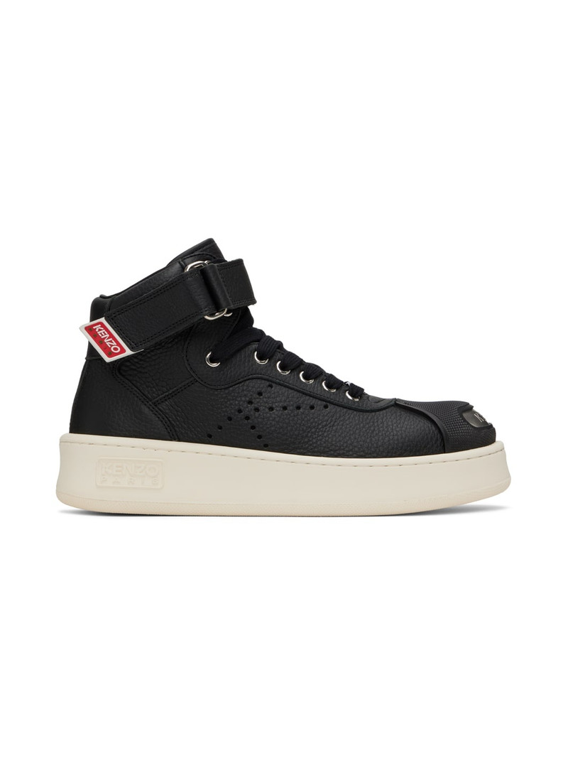 Black Kenzo Paris Hoops Sneakers - 1