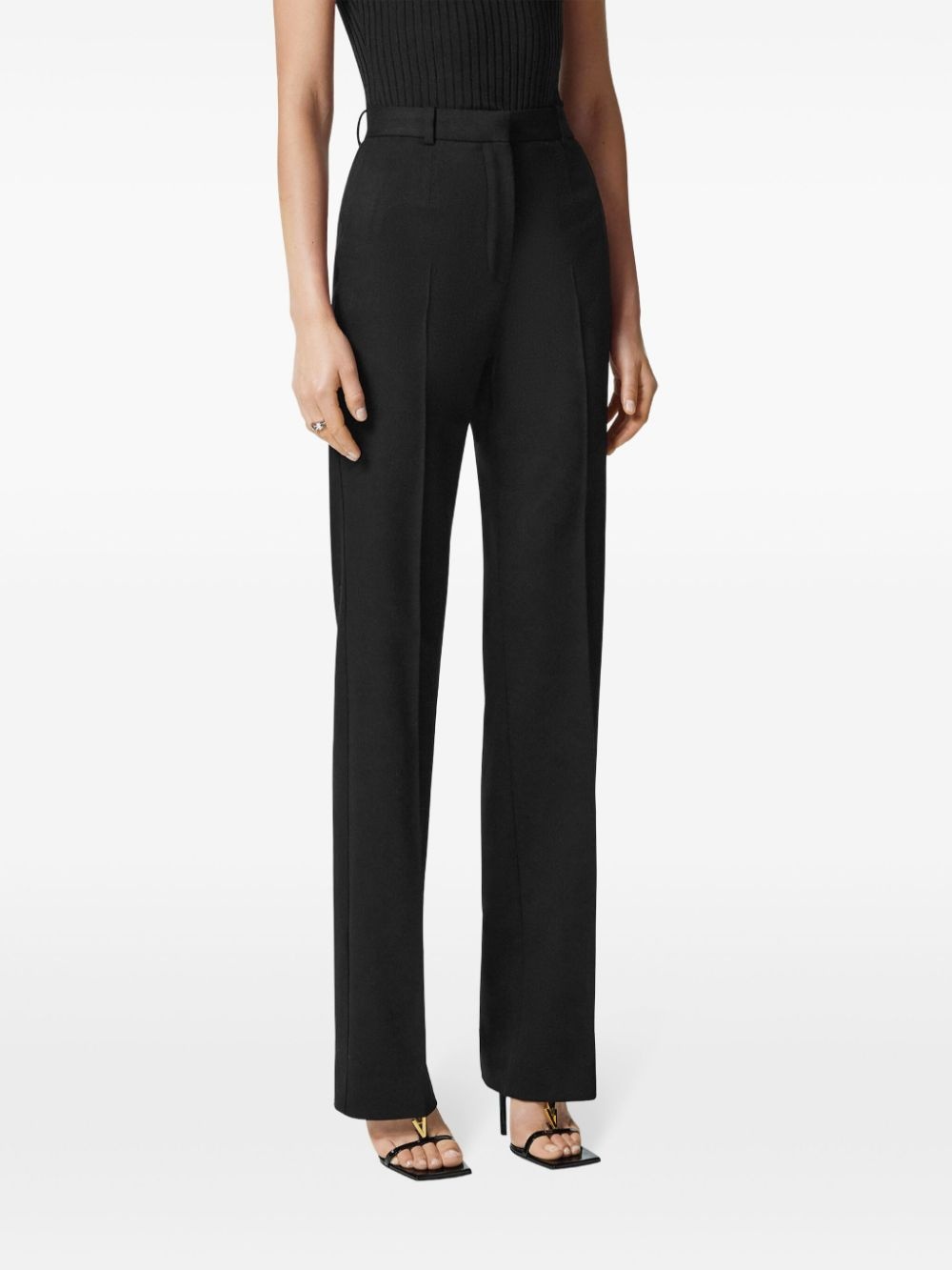 logo-patch trousers - 3