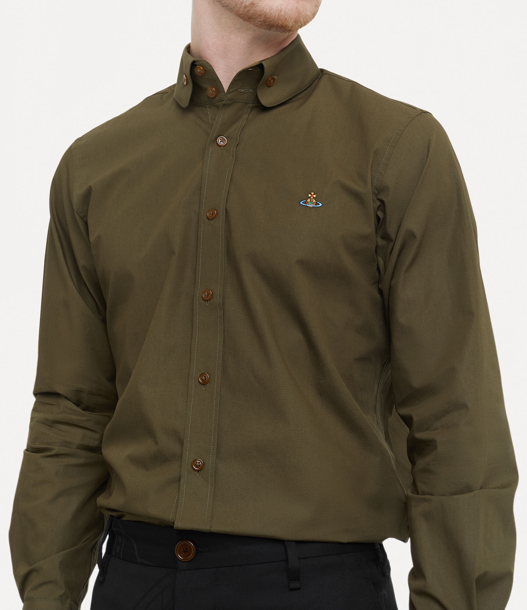 TWO BUTTON KRALL SHIRT - 4