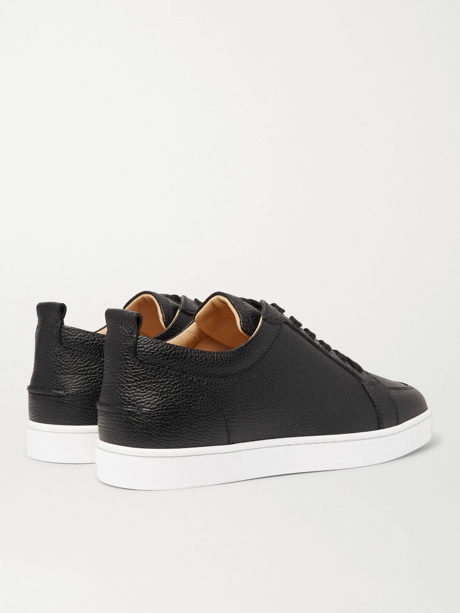 Rantulow Full-Grain Leather Sneakers Black - 4