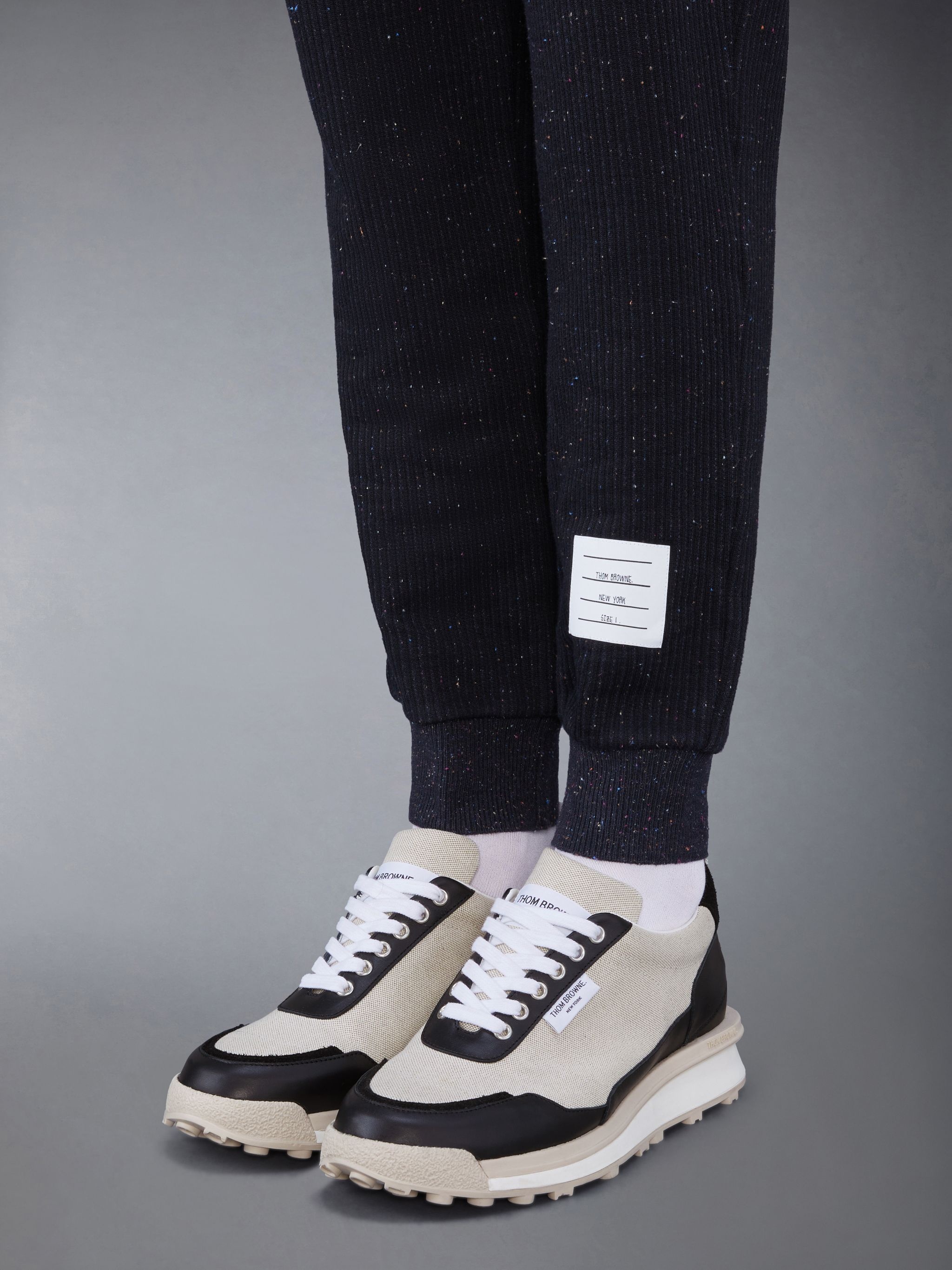 Thom Browne Alumni panelled lace-up sneakers | REVERSIBLE