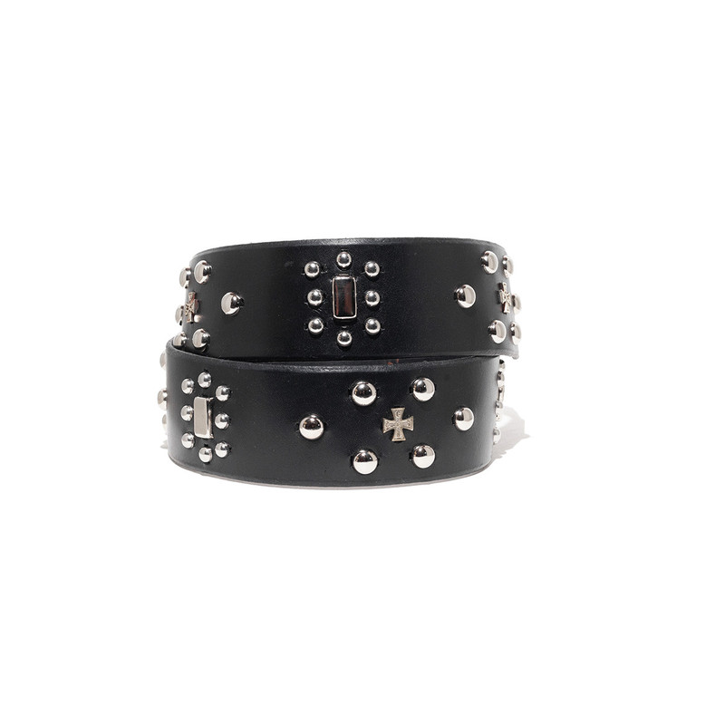 EAGLE PETIT IRON CROSS STUD BELT 3