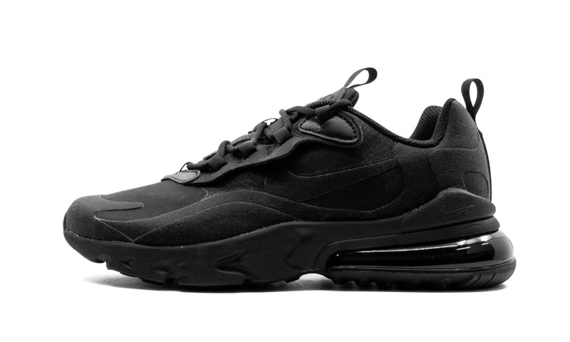 Air Max 270 React (GS) "Triple Black" - 1