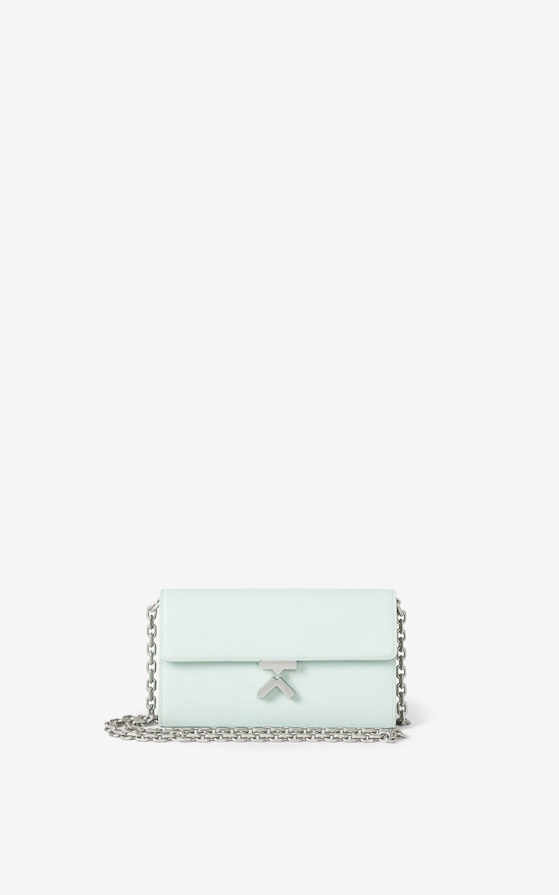 KENZO K leather chain wallet 1