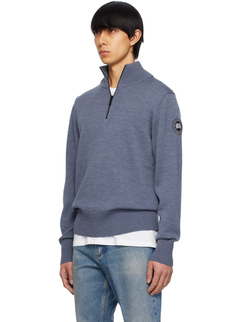 Canada Goose Blue Rosseau Sweater outlook