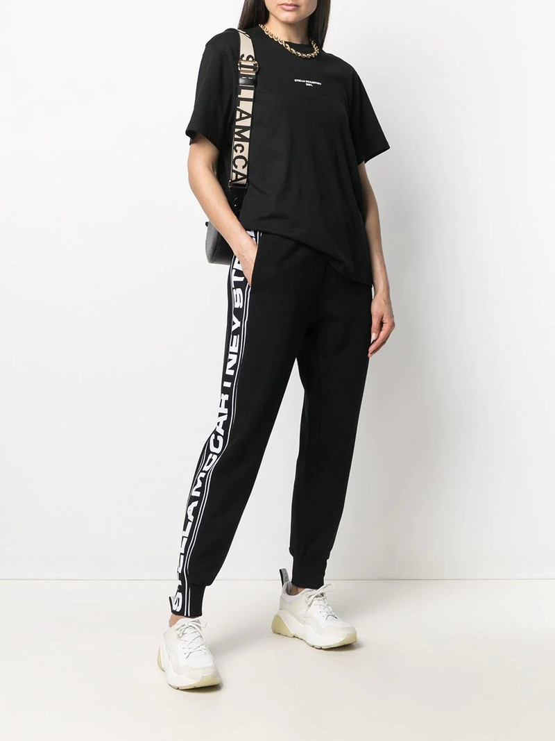 logo trim track pants 3