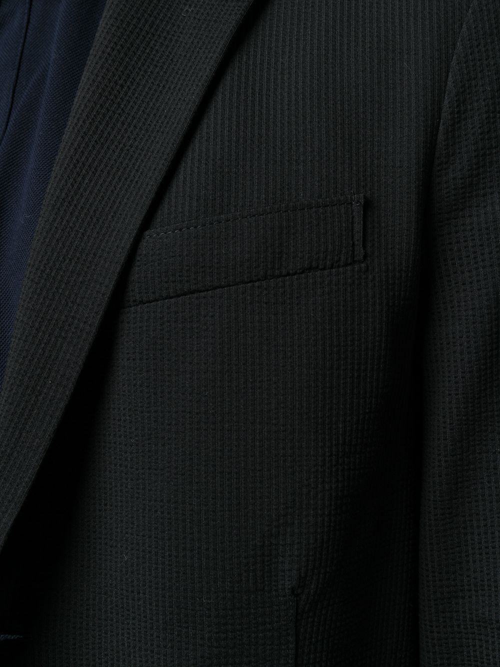 textured relaxed blazer - 5