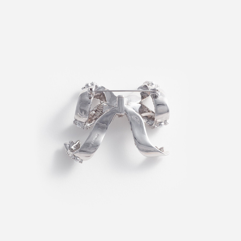 self-portrait Pearl Crystal Bow Brooch outlook