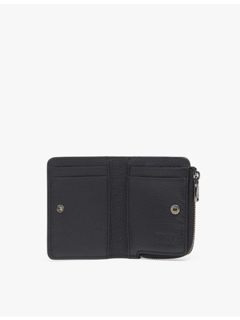 Hissu Evo logo-badge leather cardholder - 3