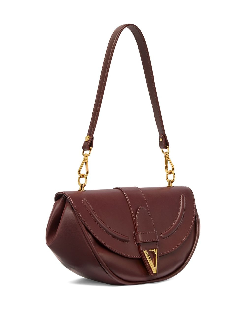 medium Virtus leather shoulder bag - 4